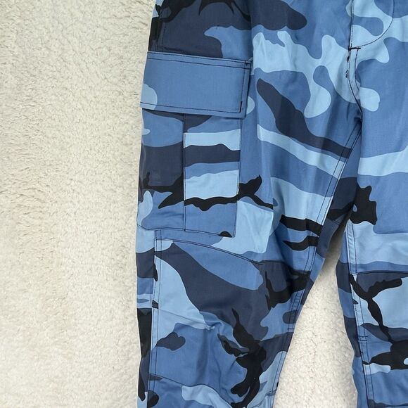 Rothco BDU Ultra‎ Force  Blue Camo Cargo Pants Mens Small Reg 1227-0429-KP-0704 - Picture 6 of 8